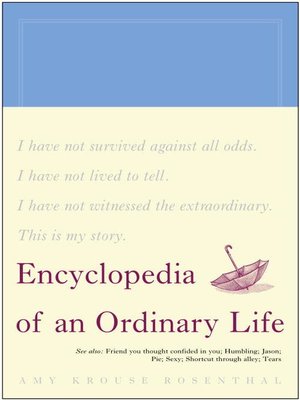 cover image of Encyclopedia of an Ordinary Life
